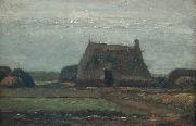 unknow artist vincent van gogh boederij met turfhopen 1883 oil painting on canvas